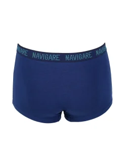 Navigare Boxer uomo in cotone jersey - blu