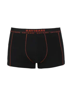 Navigare Boxer uomo in cotone elastico - arancione