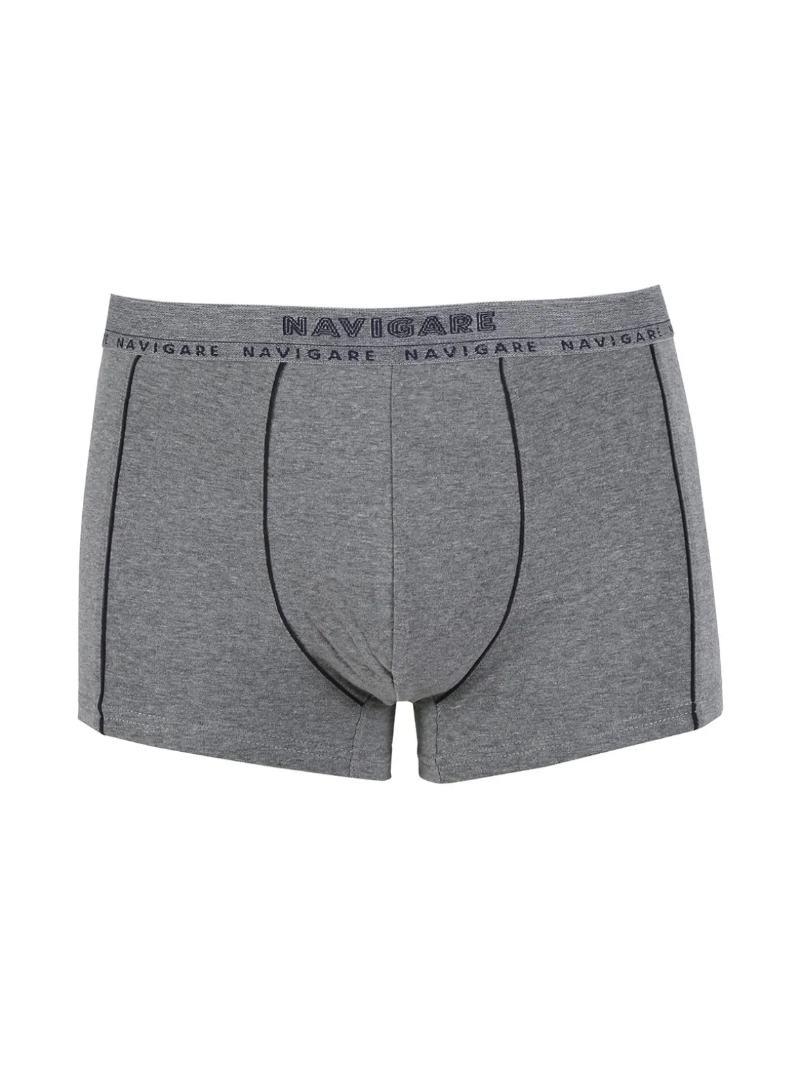 Navigare Boxer uomo in cotone elastico - grigio