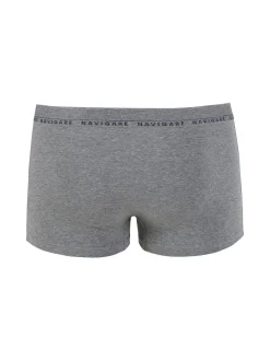 Navigare Boxer uomo in cotone elastico - grigio