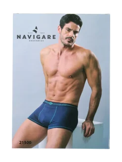 Navigare Boxer uomo in cotone - grigio