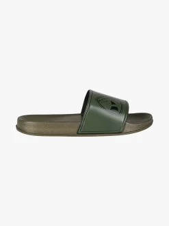 Navigare Ciabatte da uomo in gomma con fascia larga - militare