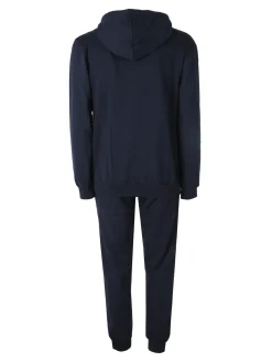 Navigare Completo tuta da uomo 2 pezzi con cappuccio - blu
