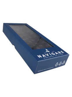 Navigare Sciarpa leggera da uomo con stampe - blu scuro