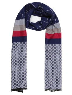 Navigare Sciarpa uomo con stampe