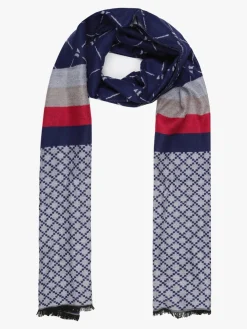 Navigare Sciarpa uomo con stampe