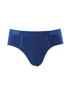 Navigare Slip da uomo in cotone elasticizzato - blu