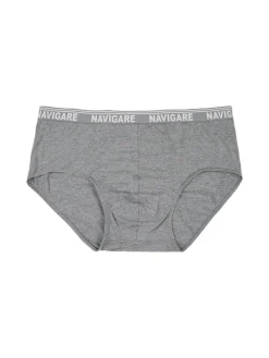 Navigare Slip da uomo taglie grandi in cotone bielastico - grigio scuro