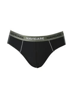Navigare Slip uomo in cotone jersey - oliva