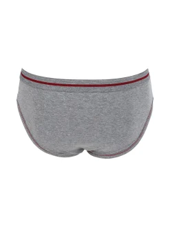 Navigare Slip uomo in cotone jersey - grigio