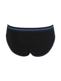 Navigare Slip uomo in cotone jersey - nero