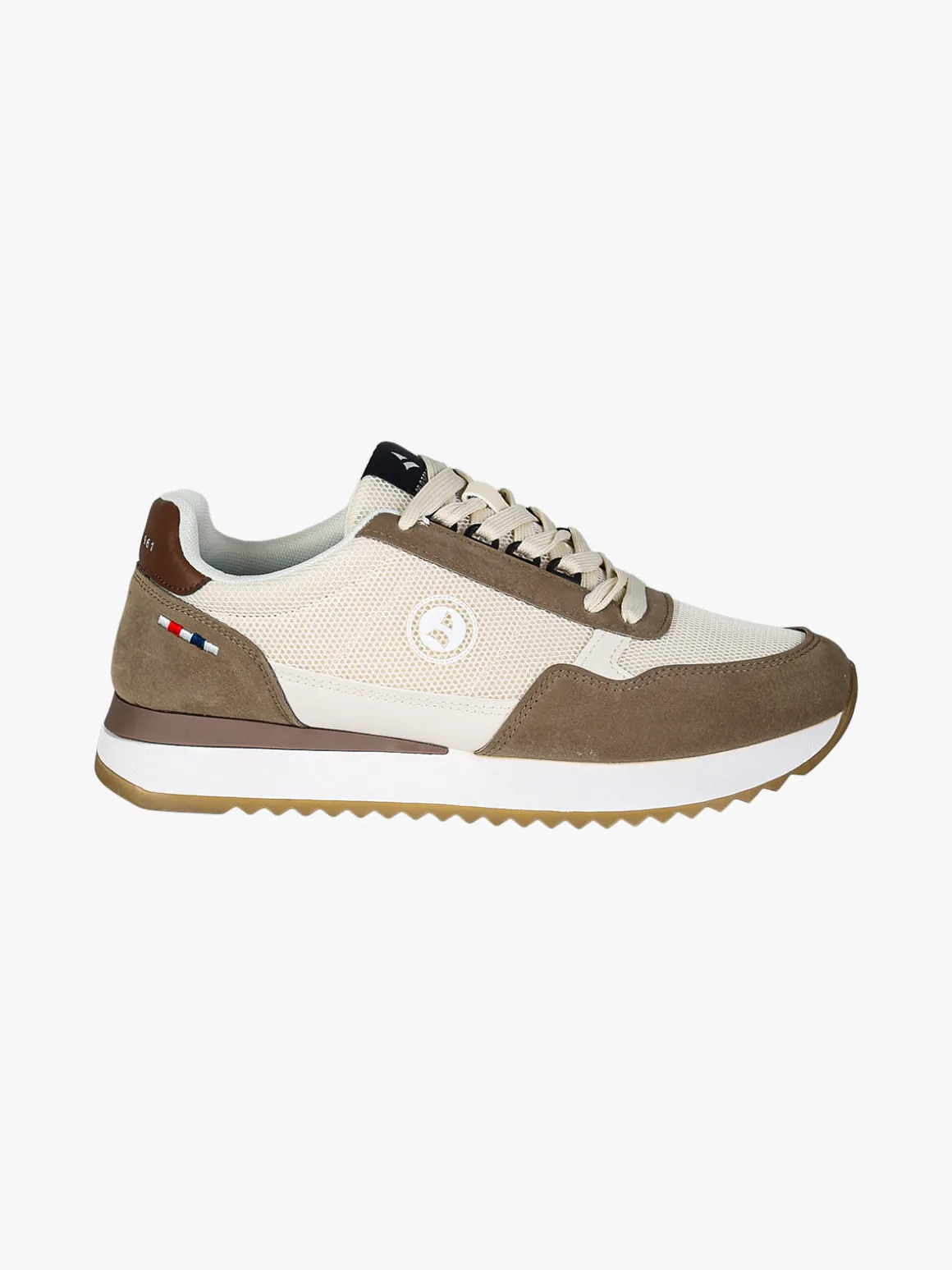 Navigare Sneakers casual da uomo con platform - marrone