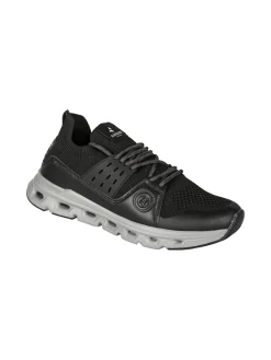 Navigare Sneakers sportive da uomo in maglia - nero