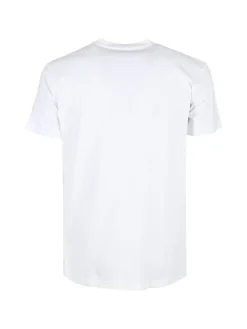 Navigare T-shirt intima da uomo girocollo in caldo cotone - bianco