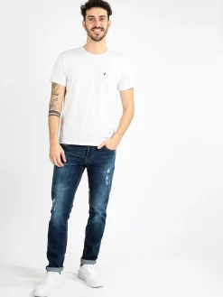 Navigare T-shirt uomo in cotone