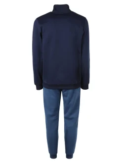 Navy Sail Completo tuta da uomo full zip con interno felpato - blu scuro