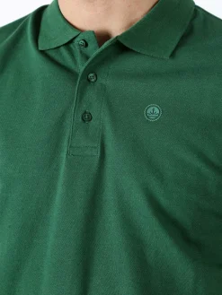 Navy Sail Polo da uomo in cotone a maniche corte - verde