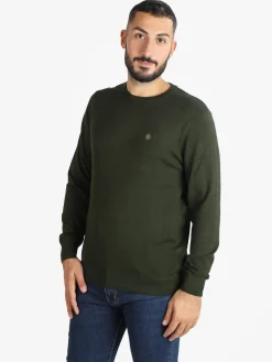 Navy Sail Pullover uomo scollo tondo