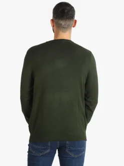 Navy Sail Pullover uomo scollo tondo