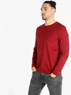 Navy Sail T-shirt uomo girocollo a maniche lunghe