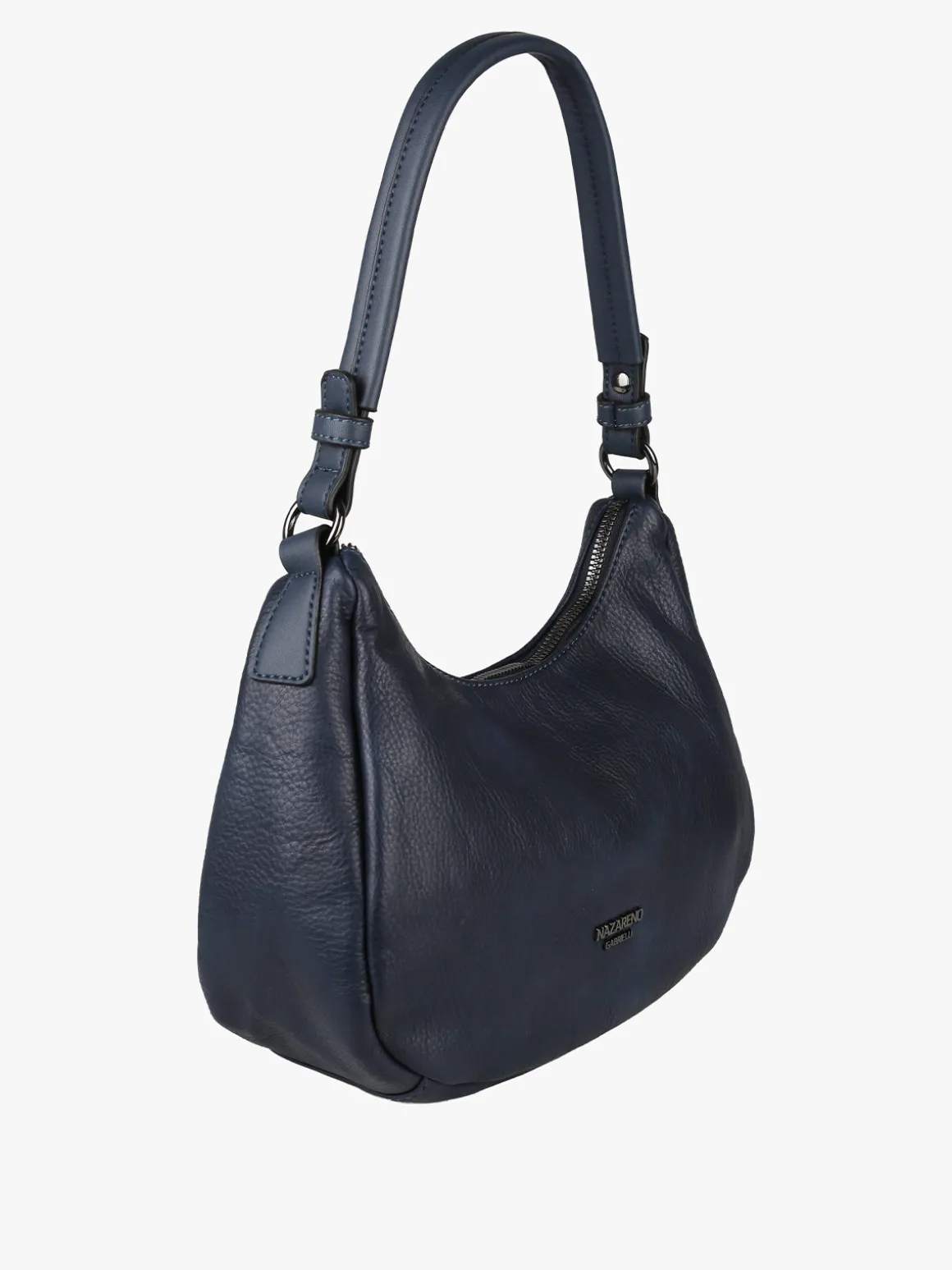 Nazareno Gabrielli Borsa mini hobo da donna - blu