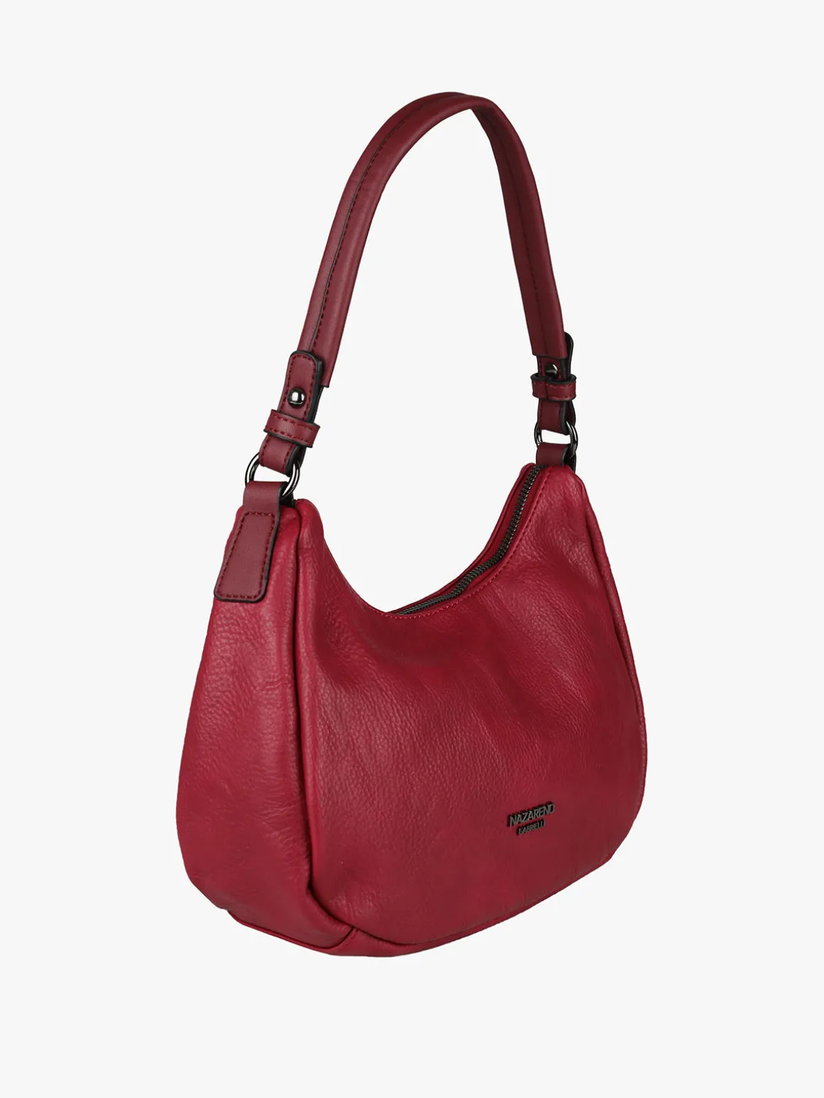Nazareno Gabrielli Borsa mini hobo da donna - rosso