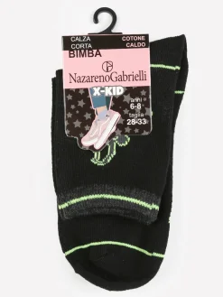 Nazareno Gabrielli Calze corte da bambina in caldo cotone