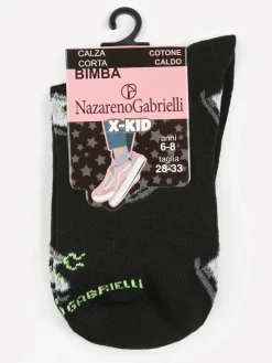 Nazareno Gabrielli Calze corte da bambina in caldo cotone