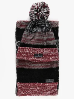 Nazareno Gabrielli Set cappello + sciarpa in maglia