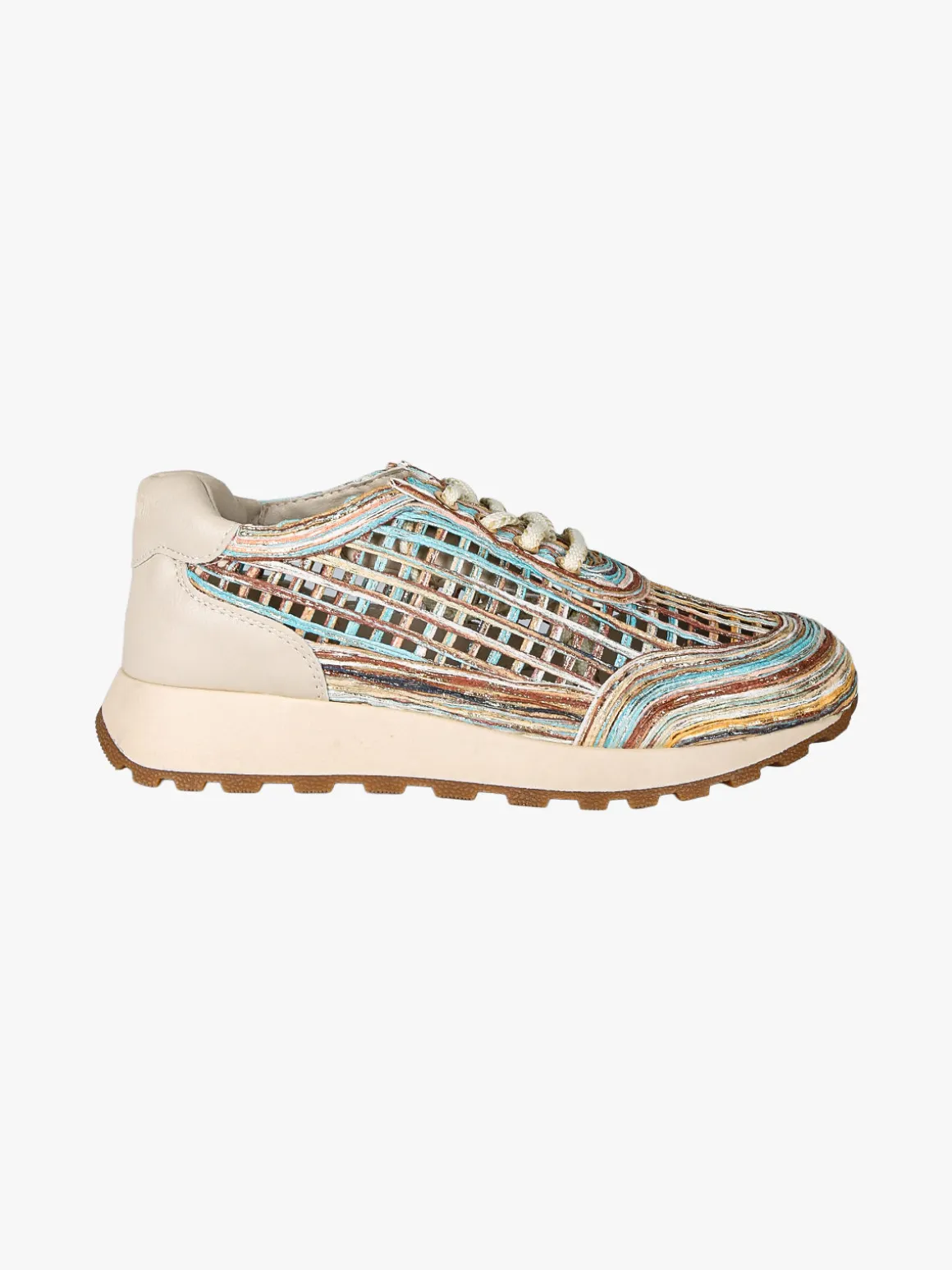 Nazareno Gabrielli Sneakers donna traforate - beige