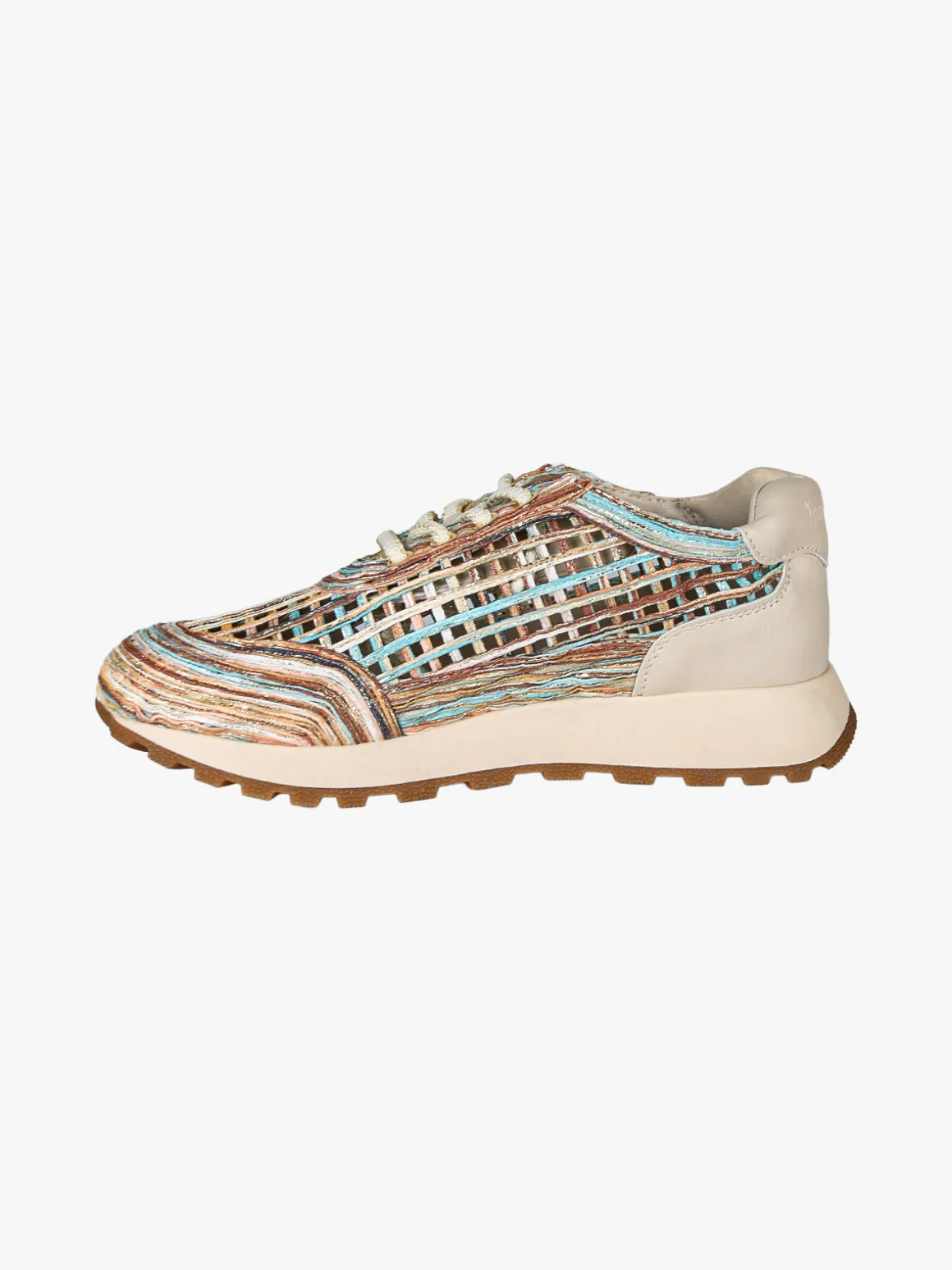 Nazareno Gabrielli Sneakers donna traforate - beige
