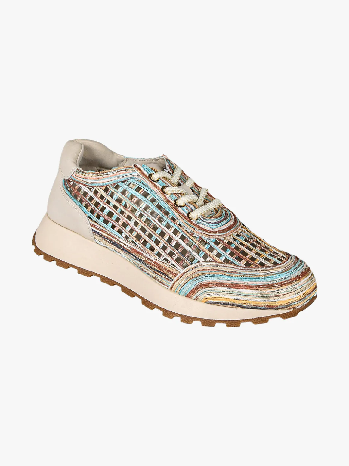 Nazareno Gabrielli Sneakers donna traforate - beige