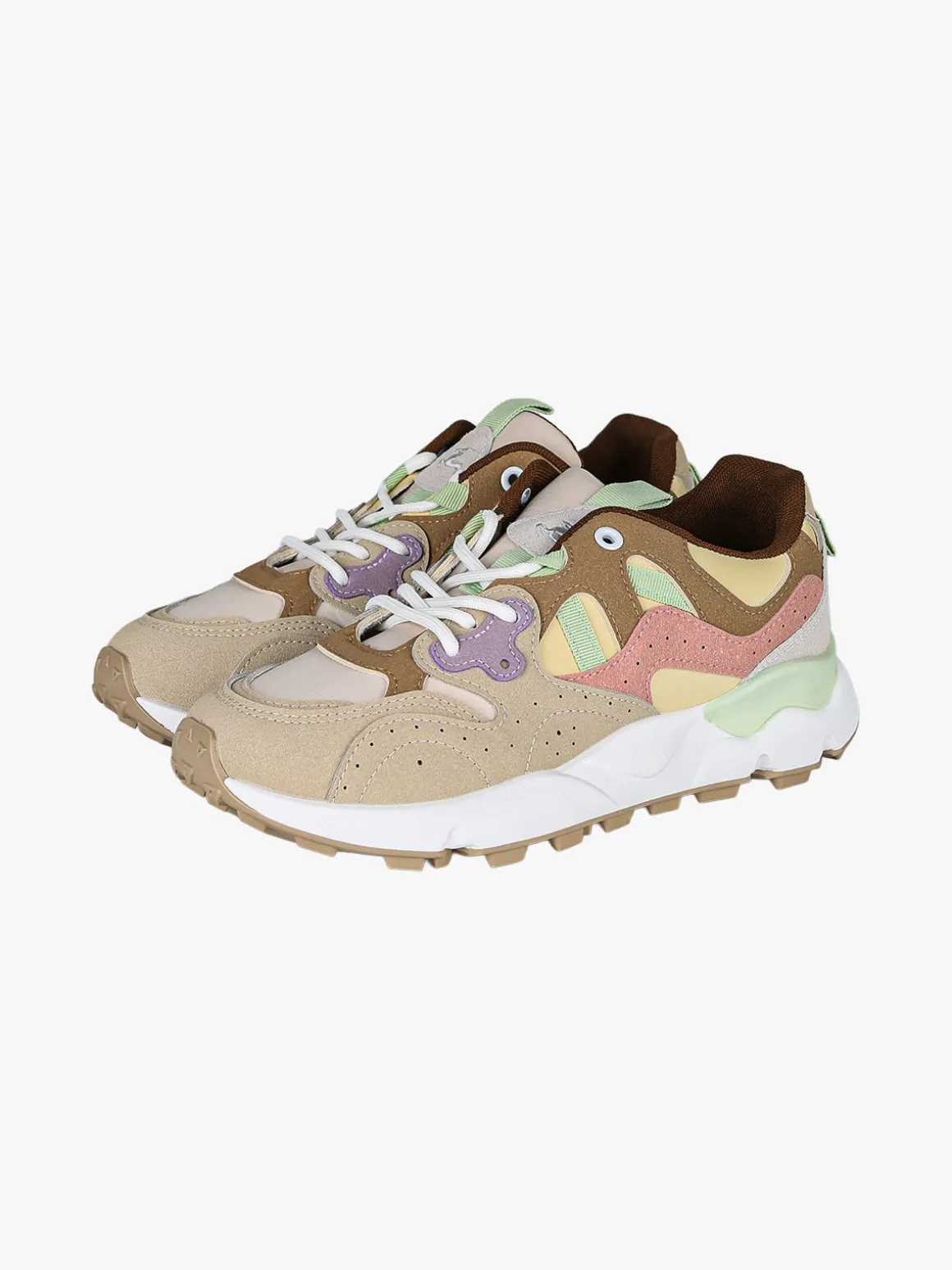 Nazareno Gabrielli Sneakers stringate da donna - beige