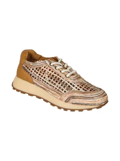 Nazareno Gabrielli Sneakers donna traforate - cammello