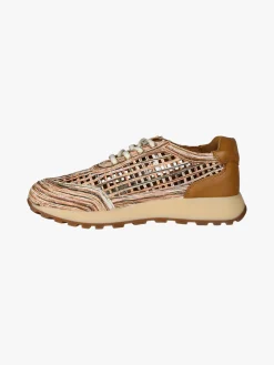 Nazareno Gabrielli Sneakers donna traforate - cammello