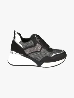 Nazareno Gabrielli Sneakers donna con zeppa e strass