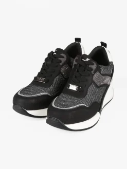 Nazareno Gabrielli Sneakers donna con zeppa e strass