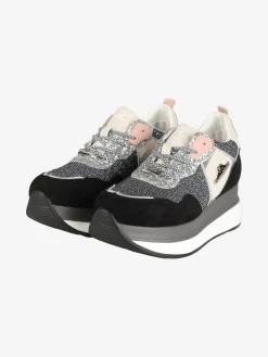 Nazareno Gabrielli Sneakers donna bicolor con strass