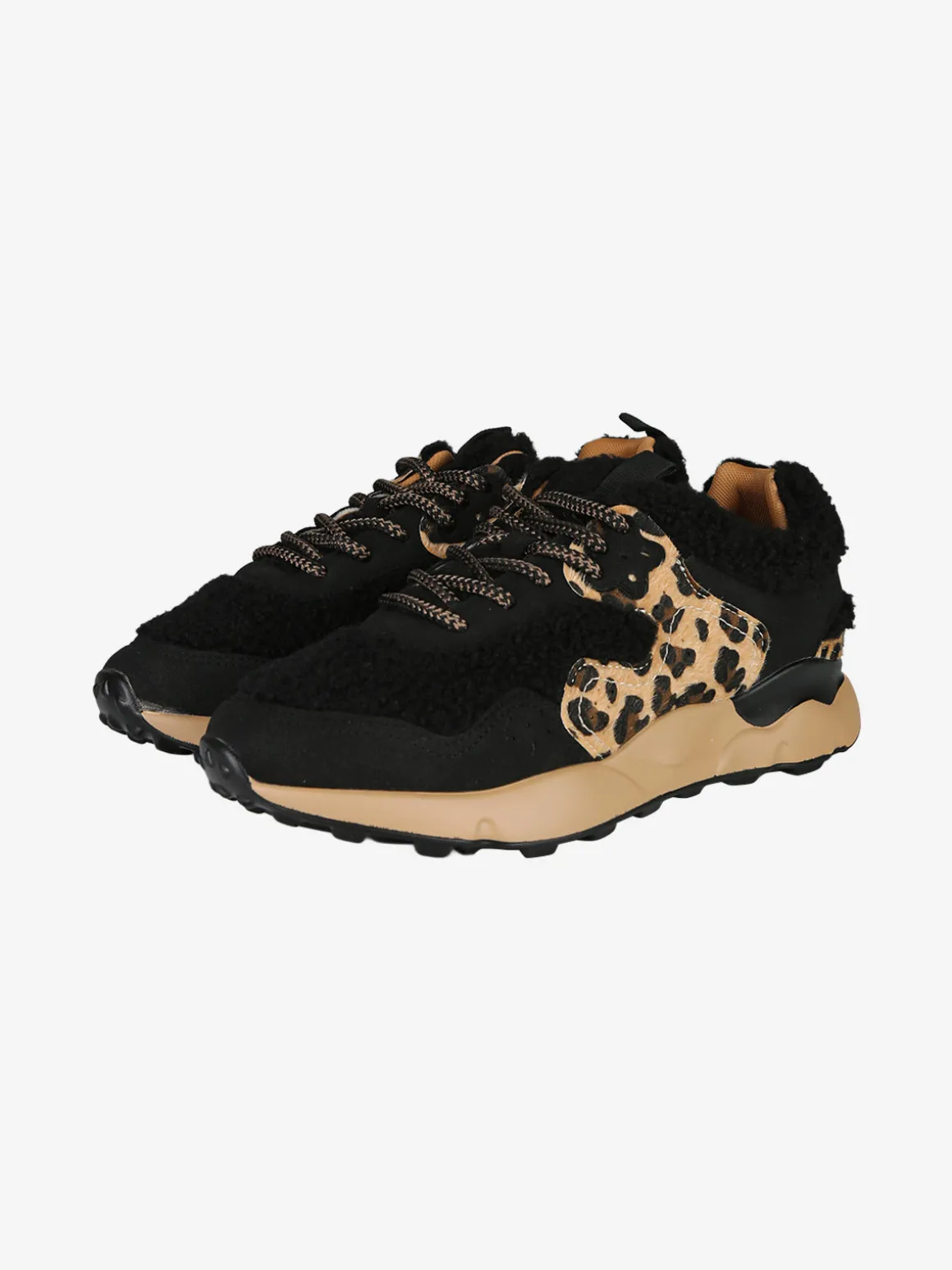 Nazareno Gabrielli Sneakers donna con dettagli orsetto e platform - nero