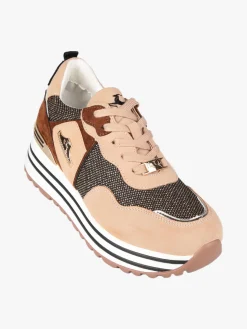 Nazareno Gabrielli Sneakers donna brillantinate con platform