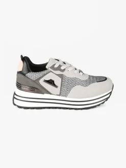 Nazareno Gabrielli Sneakers donna brillantinate con platform