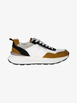 Nazareno Gabrielli Sneakers stringate da uomo - khaki