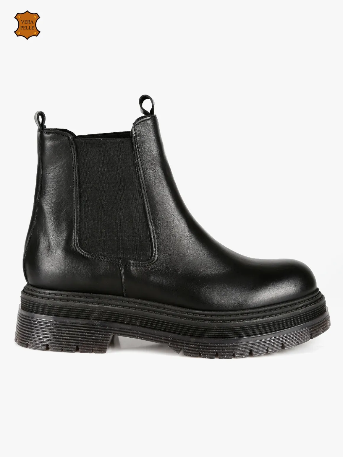 Nerofumo Stivaletti in pelle chelsea da donna