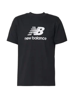 New Balance ESSENTIALS STACKED LOGO T-shirt da uomo a maniche corte in cotone