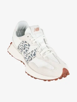 New Balance 327 Sneakers donna in pelle e nylon con dettaglio animalier