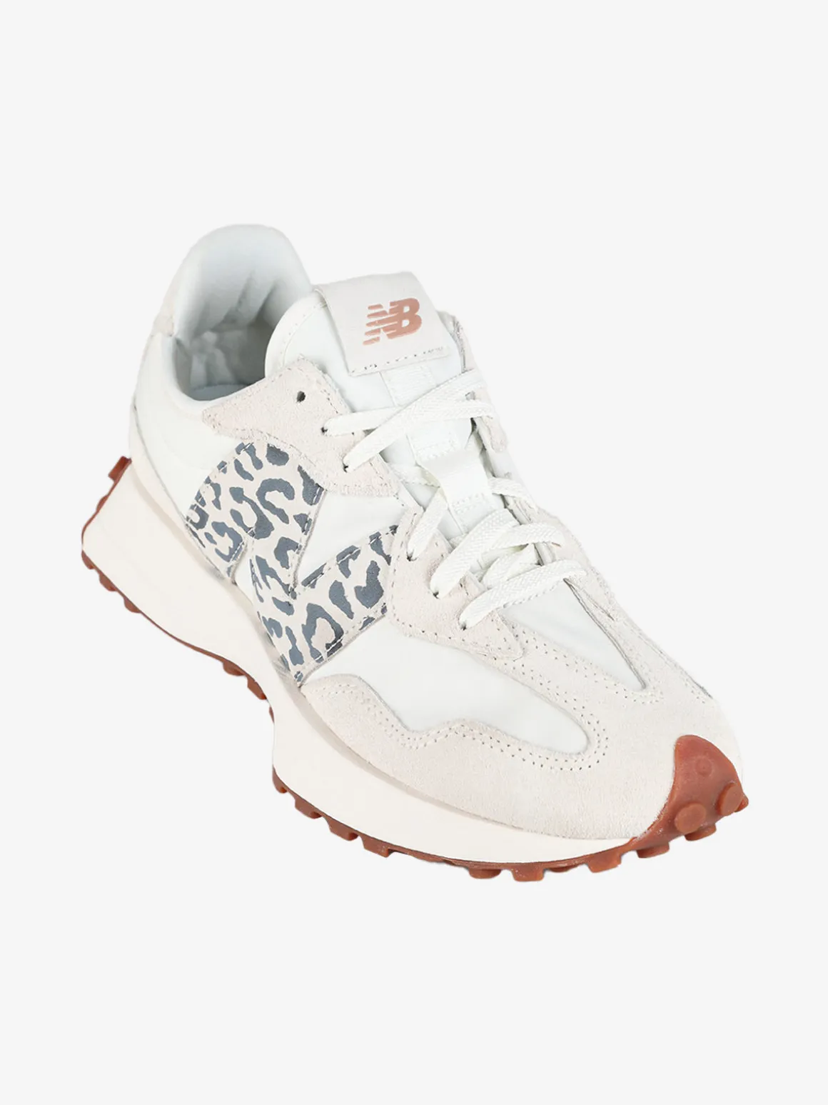 New Balance 327 Sneakers donna in pelle e nylon con dettaglio animalier