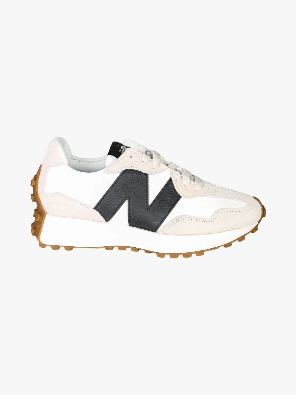 New Balance 327 Sneakers donna in pelle - bianco