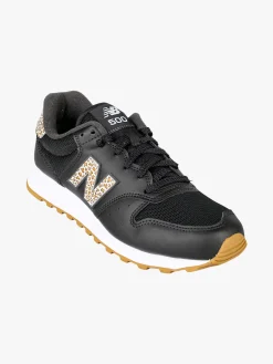 New Balance 500 Sneakers donna stringate con dettagli animalier - nero