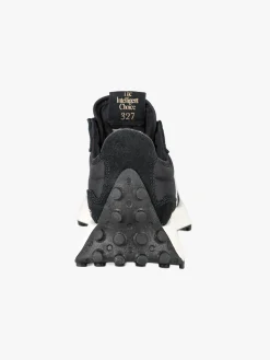 New Balance 327 Sneakers donna stringate in pelle - nero