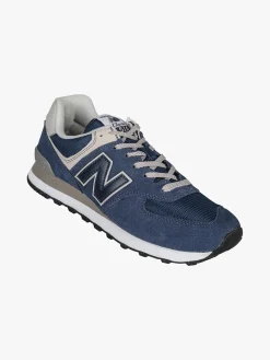 New Balance 574 Sneakers in pelle nubuck da uomo